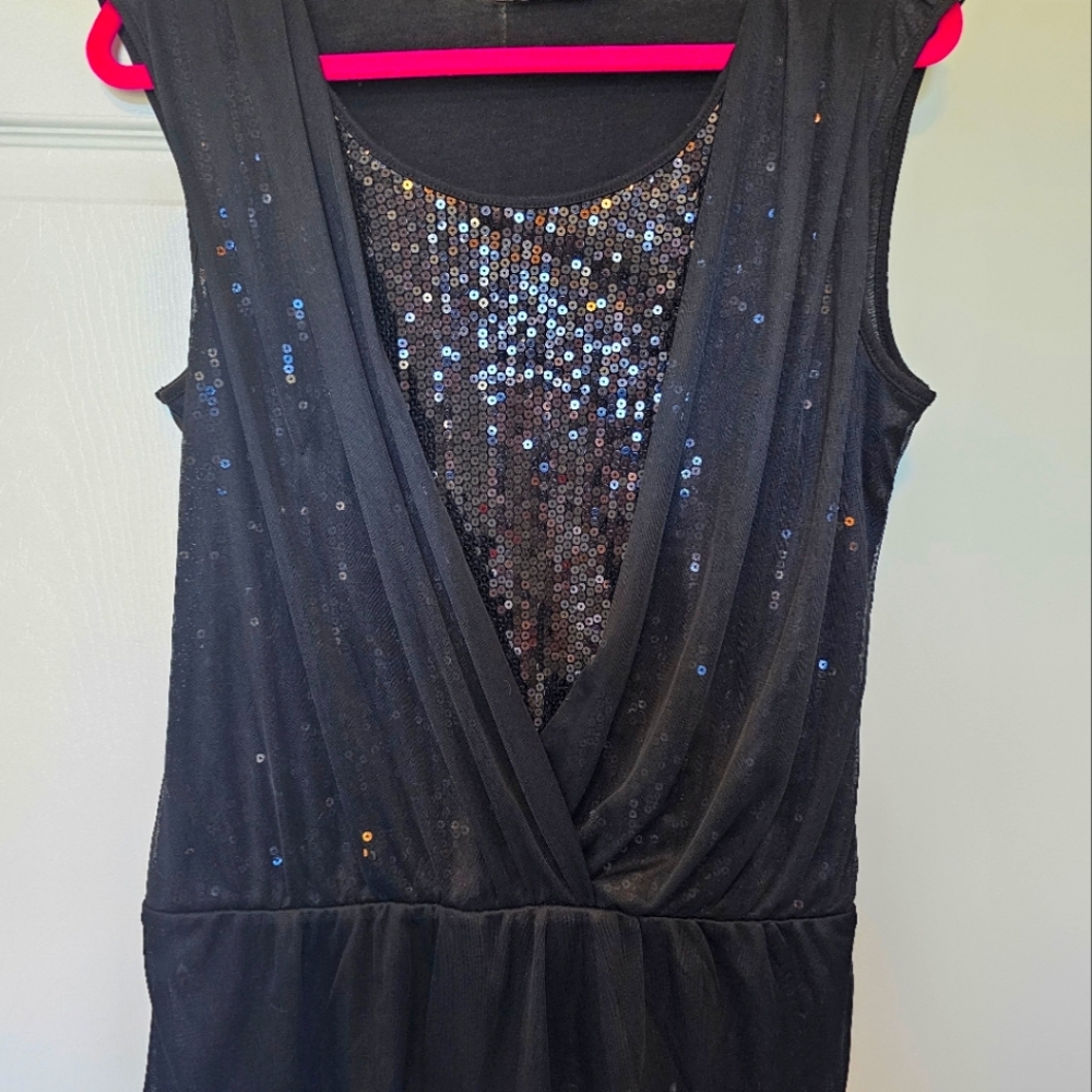 Sequin and Chiffon blouse